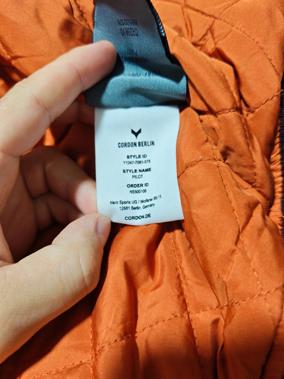 Chaqueta Bomber / Aviador Cordon Sport Berlin Streetwear – cordon berlin – taille M 4