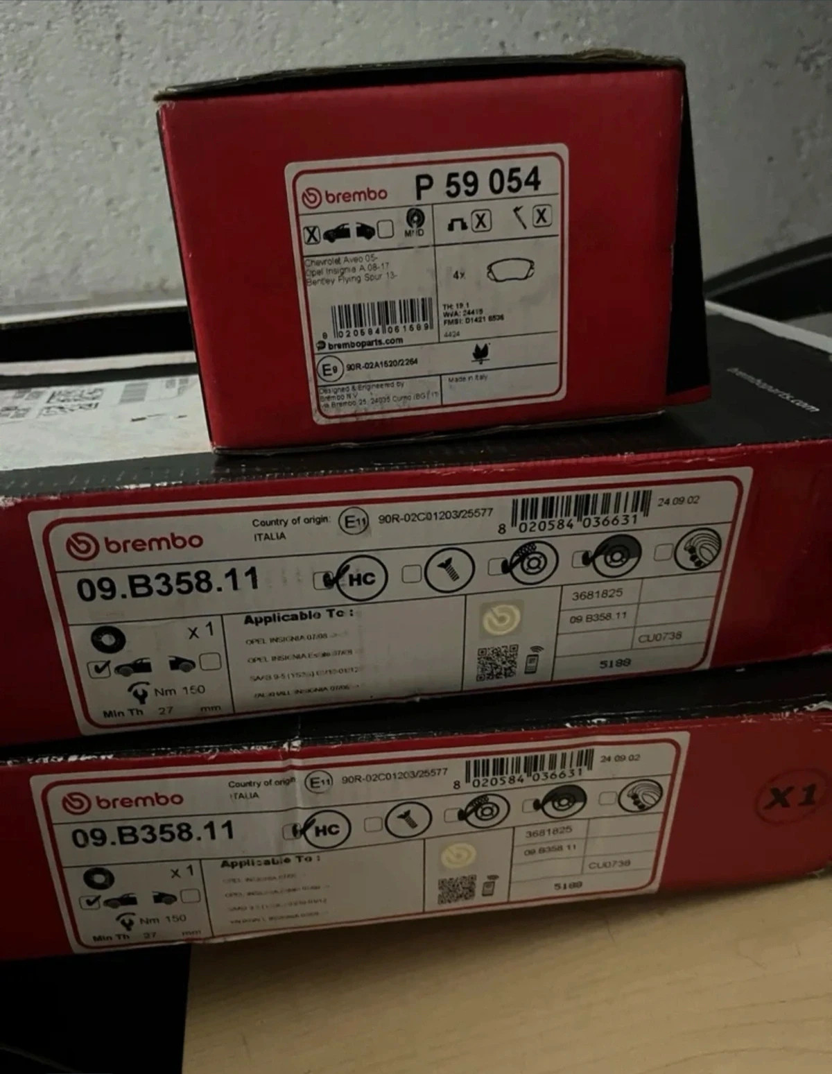 Brembo pack 2 discos + pastillas de freno
