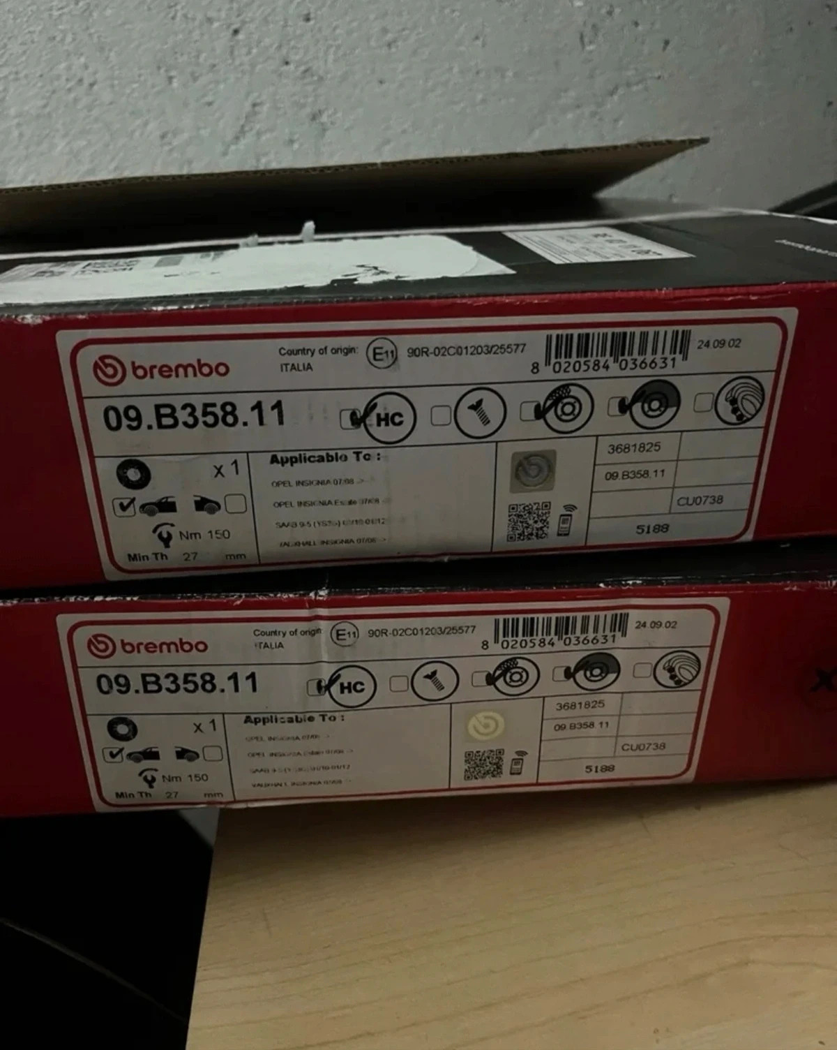 Brembo pack 2 discos + pastillas de freno 4