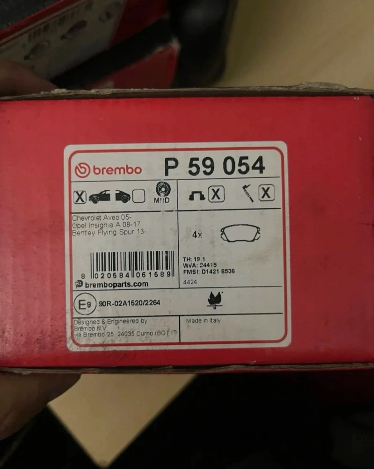 Brembo pack 2 discos + pastillas de freno 3