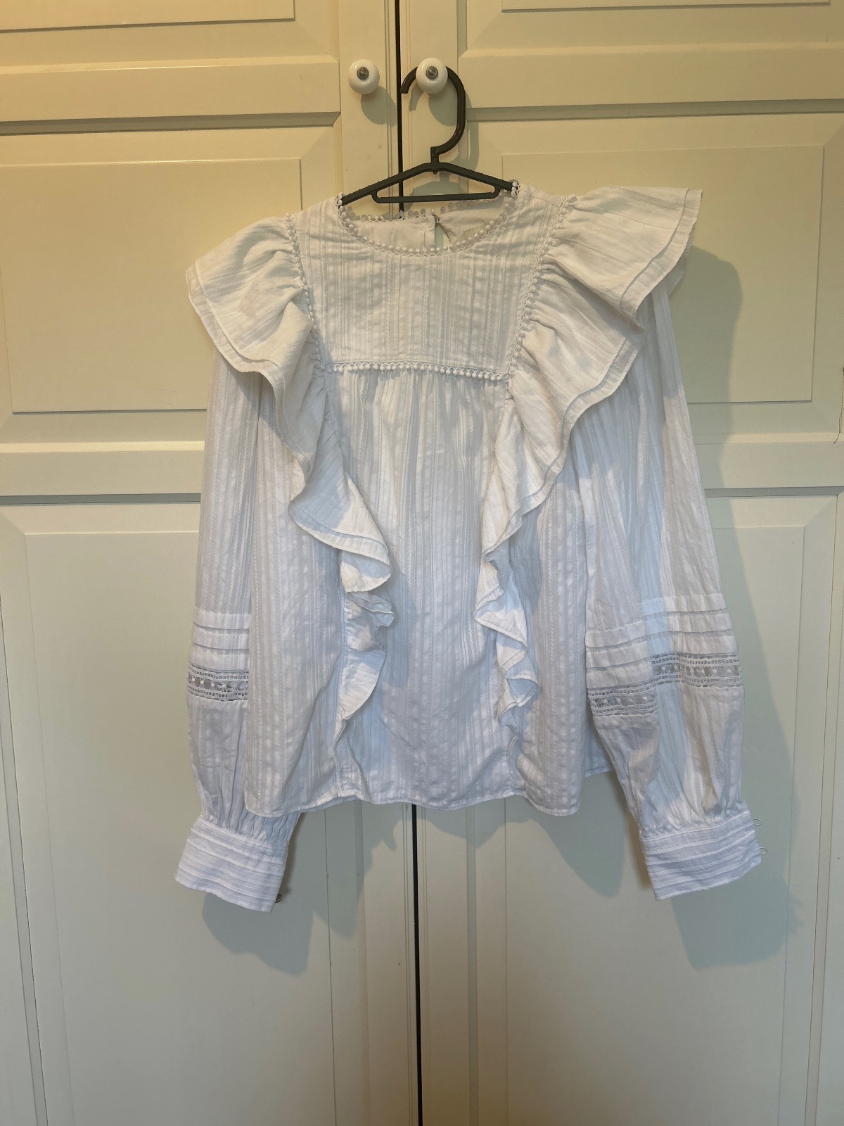 Chemisier blanc Ted Baker à volants T1 (36) – Ted baker – taille S 2