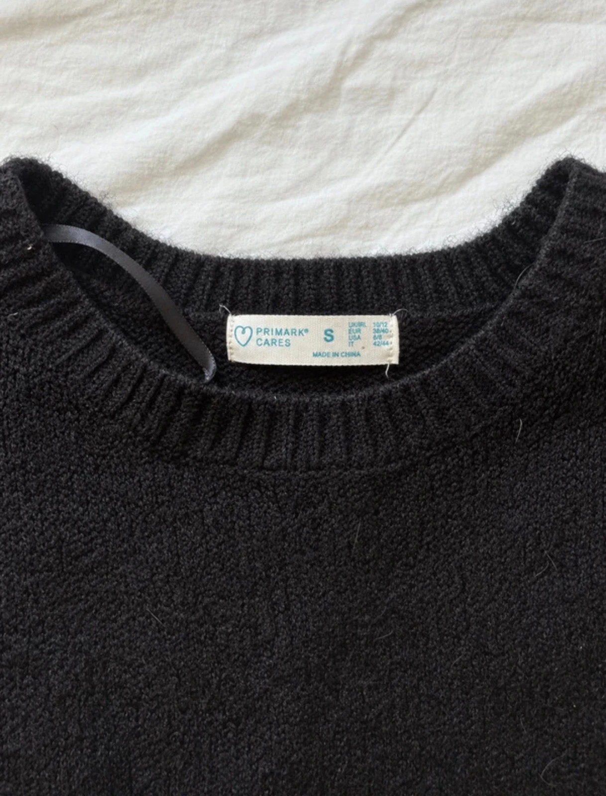 Robe pull noire Primark avec ceinture - Taille S – Primark – taille S 2