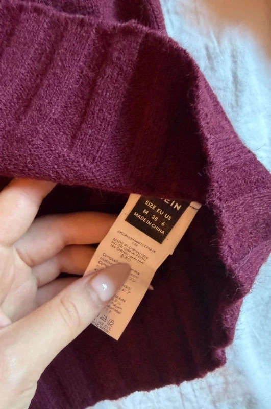 Pull épaules dénudées SHEIN bordeaux taille M neuf – Shein – taille M 2