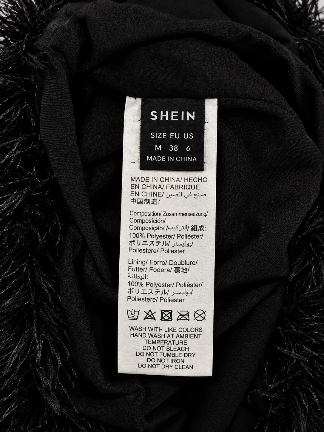 Ensemble SHEIN noir body asymétrique + jupe à froufrou – Taille M – Shein – taille M 4