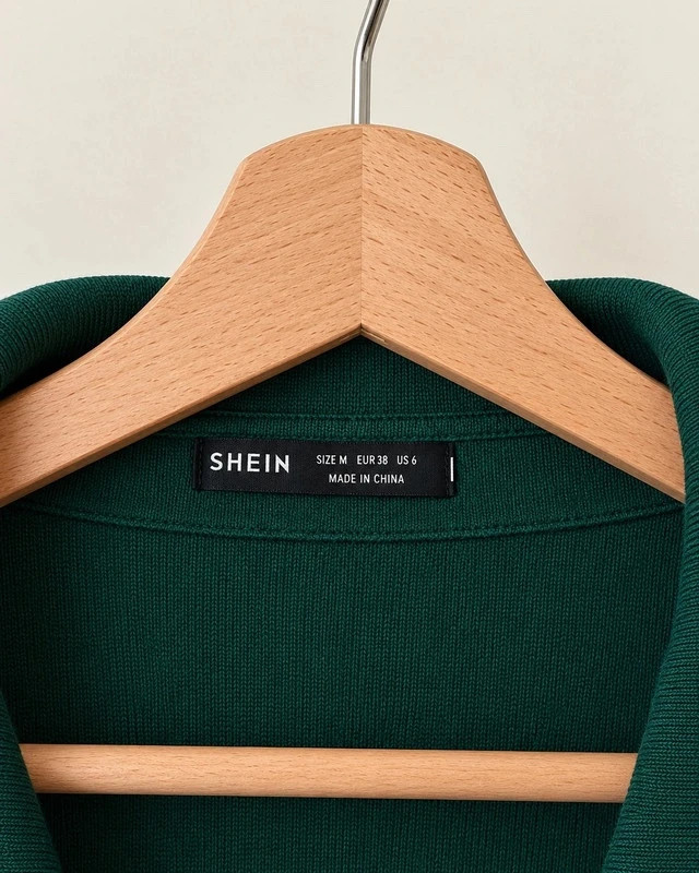 Top chemisier vert froncé SHEIN – Taille M – Neuf – Shein – taille M 2