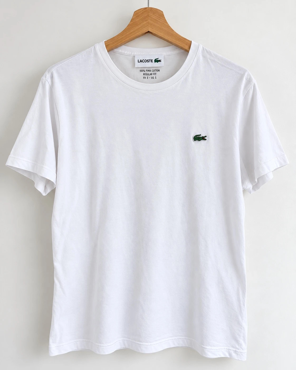 T-shirt Lacoste blanc – Taille S – Très bon état