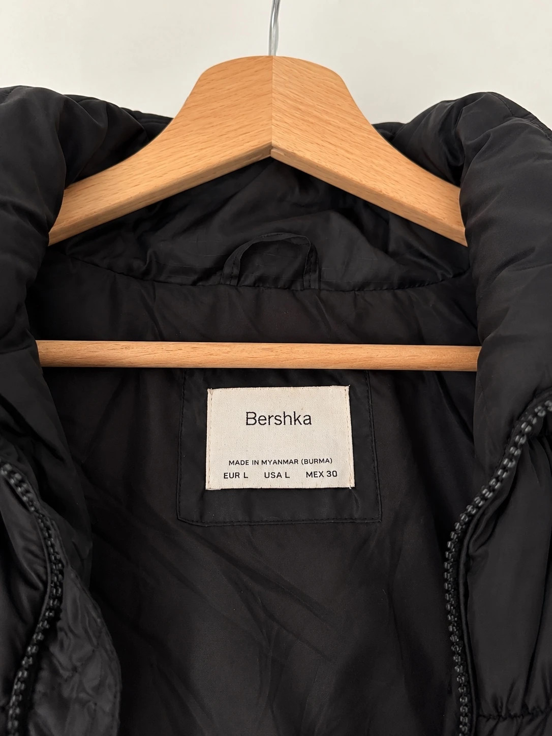 Doudoune courte Bershka noire – Taille L bb – Bershka – taille L 3