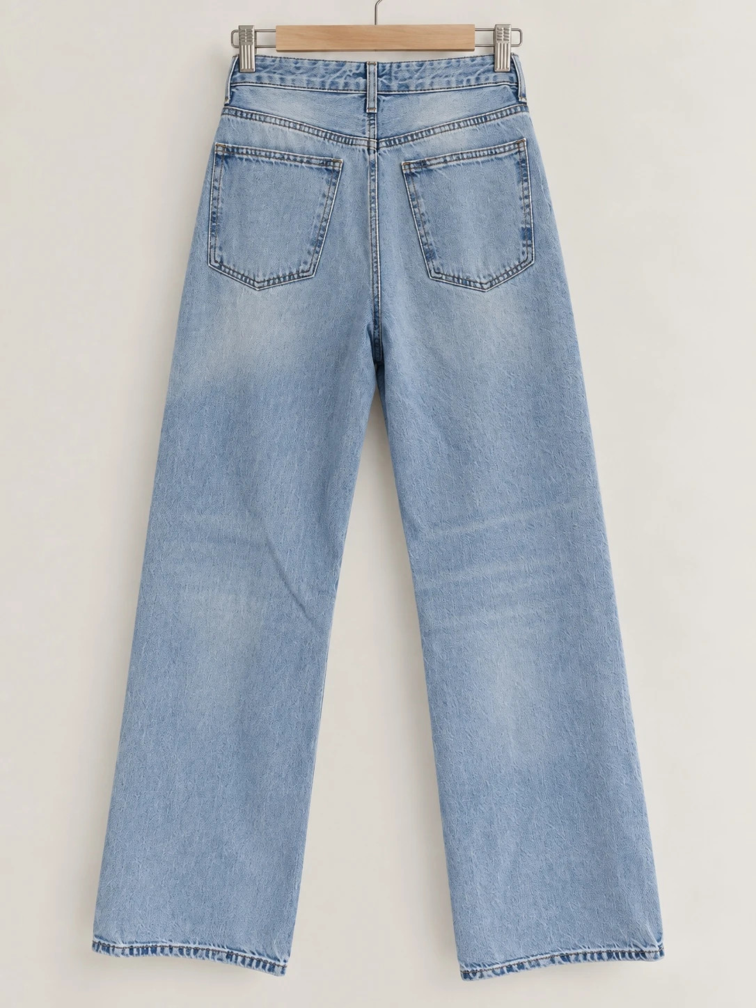 Jean Zara bleu clair coupe large / wide leg – Taille 42 – Zara – taille 42 2
