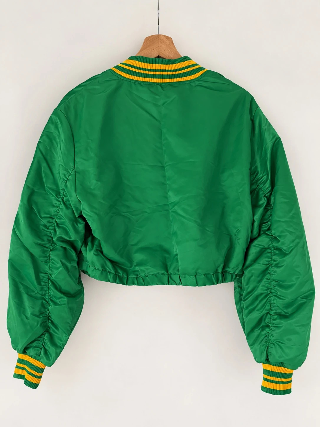 Bomber Bershka vert style varsity taille M – Bershka – taille M 2
