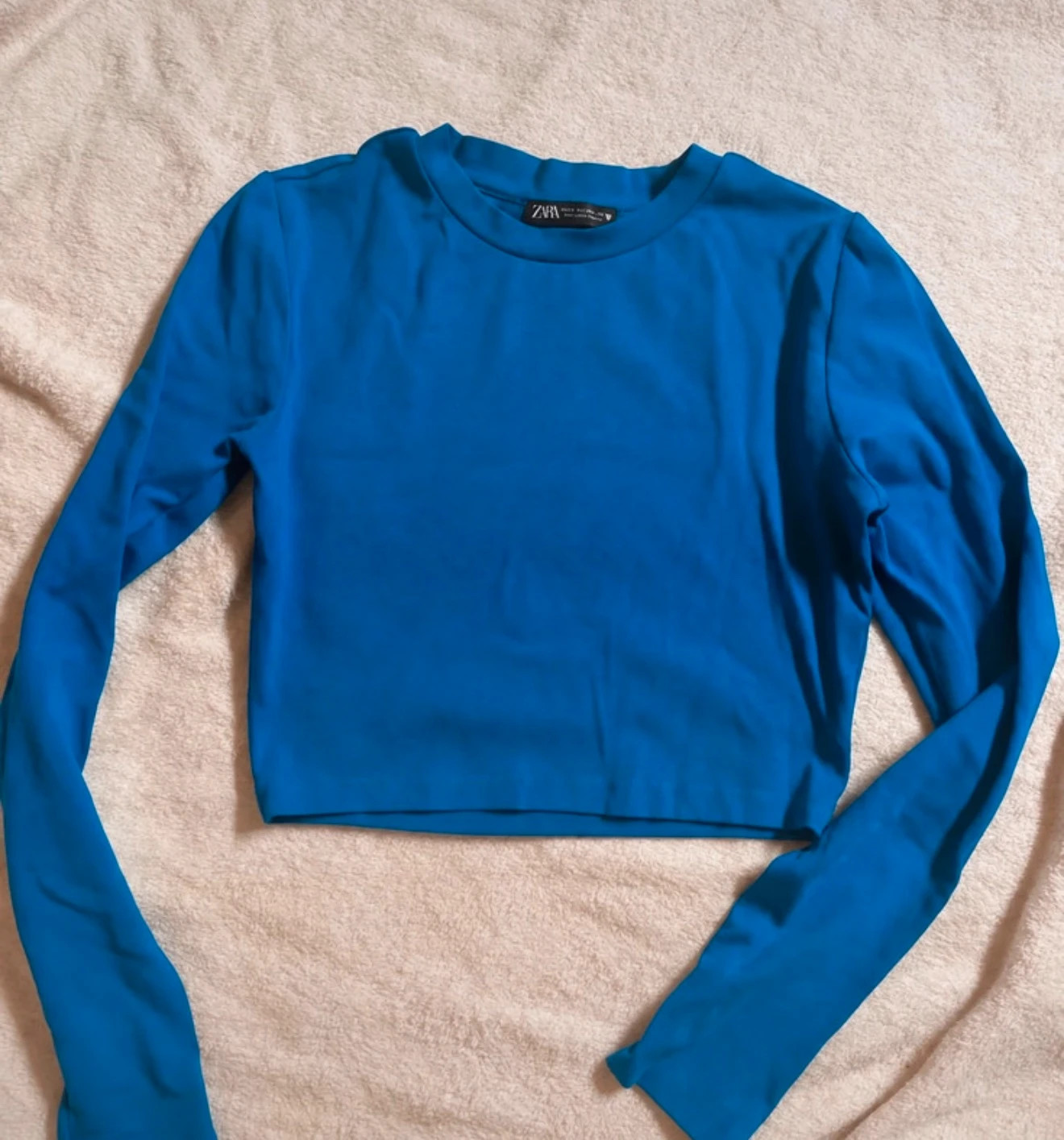 Top Zara bleu manches longues taille M – Zara – taille M 2