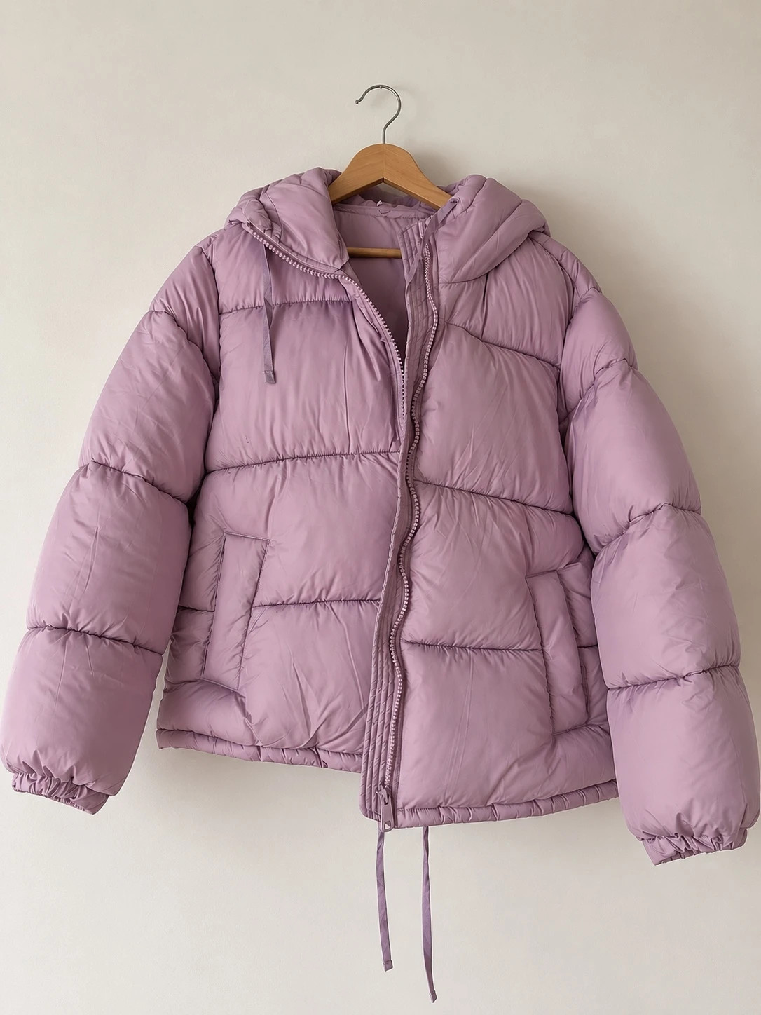 Doudoune H&M lilas à capuche – Taille M