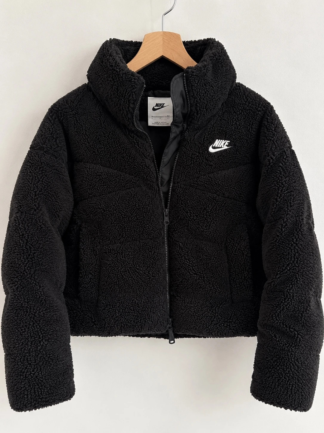 Veste Nike Therma-FIT sherpa noire – Taille S