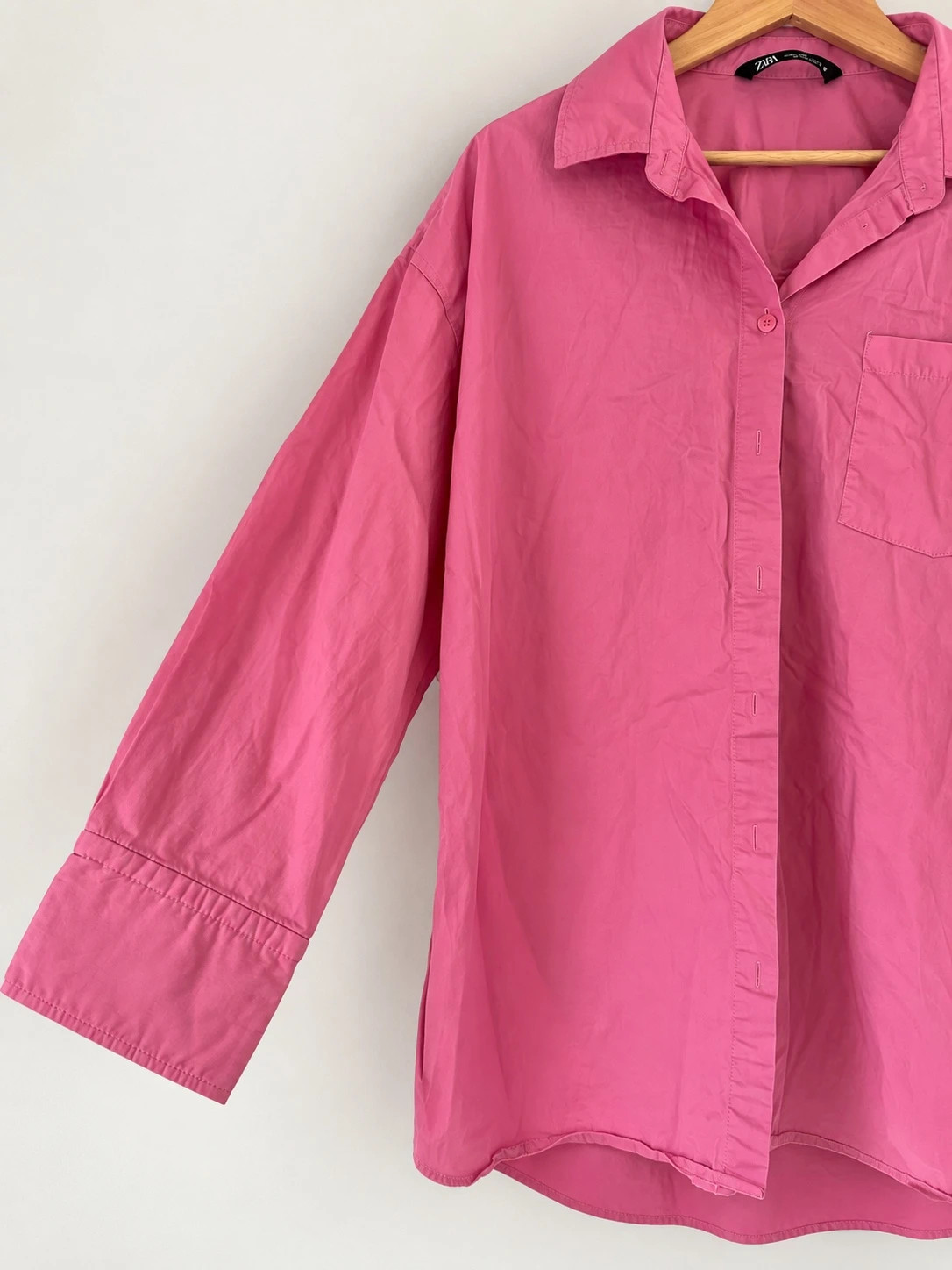 Chemise oversize Zara rose – Taille M – Zara – taille M 3