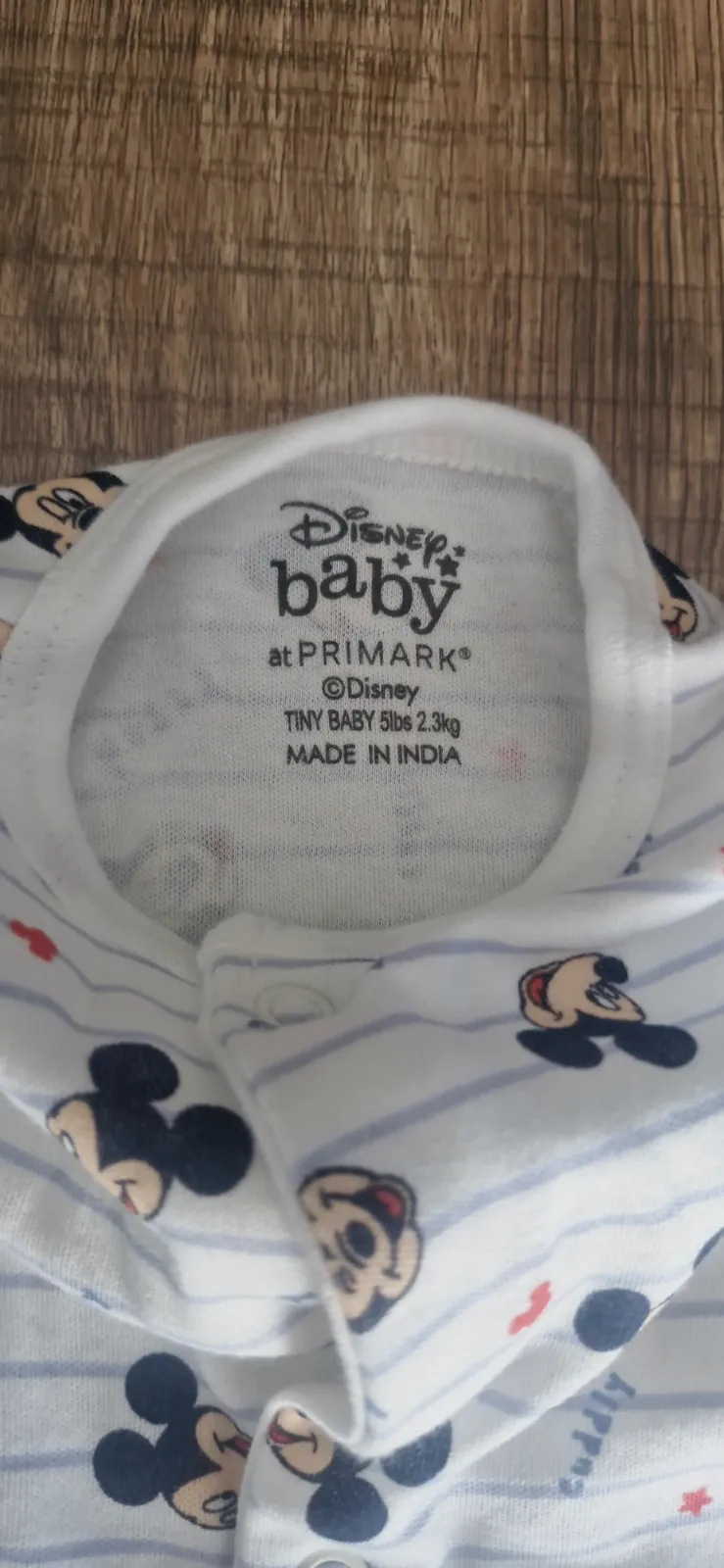 Pyjama grenouillère Primark Disney Baby Mickey – Primark – taille 3 mois 2
