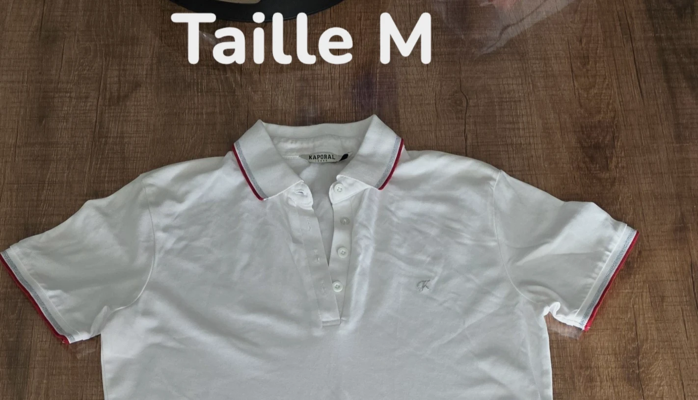 Robe polo blanche Kaporal taille M