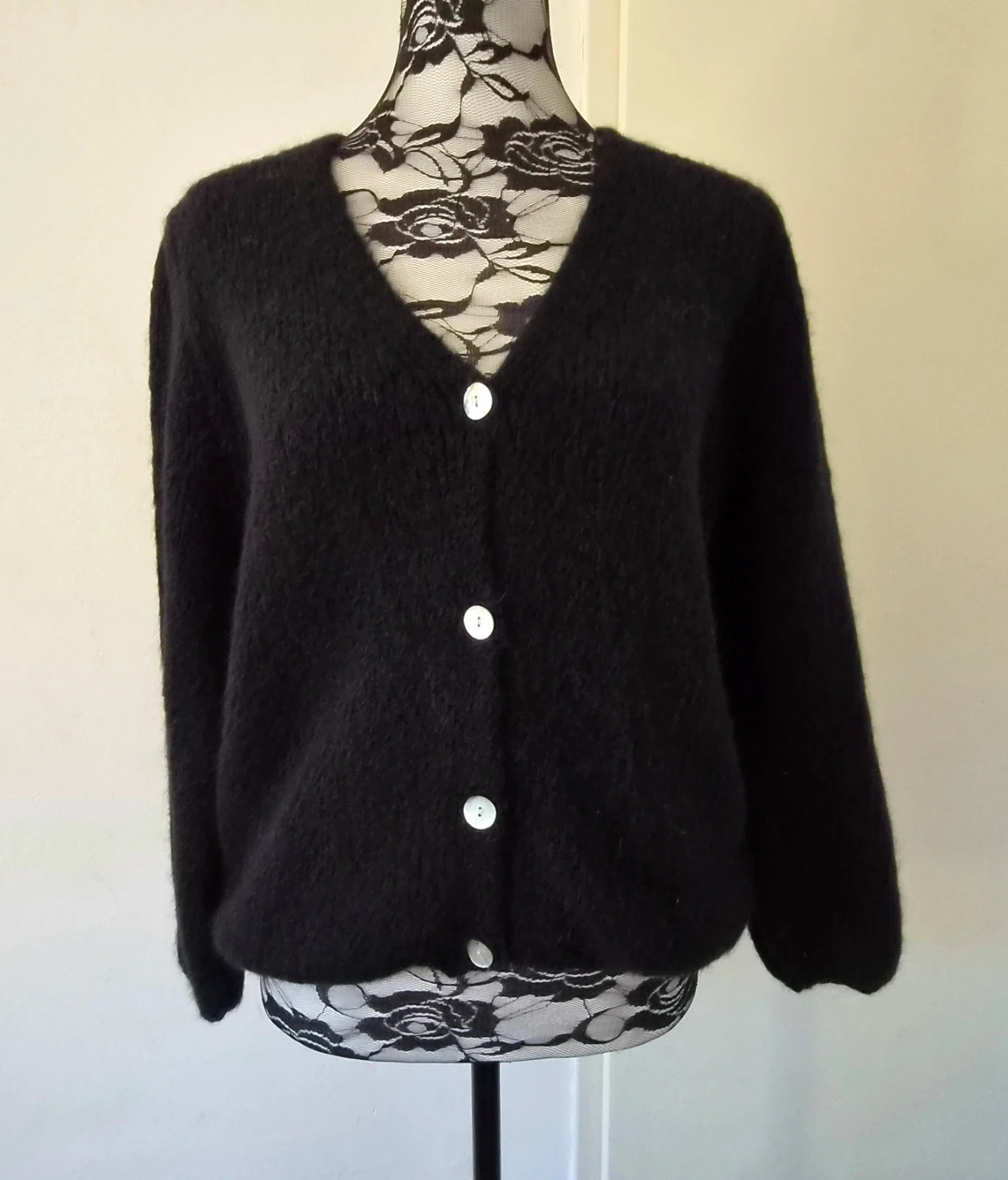 Cardigan doux - 30% alpaga - TU 36 au 42 - Made in ltaly – Boutique Parisienne – taille L / 40 / 12 2