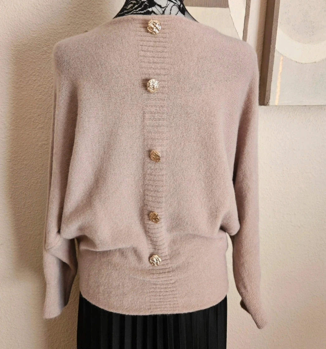 Pull doux manches chauve-souris avec détails dans le dos - TU 36 au 40/42 - Made in ltaly – Made In Italy – taille S / 36 / 8 4