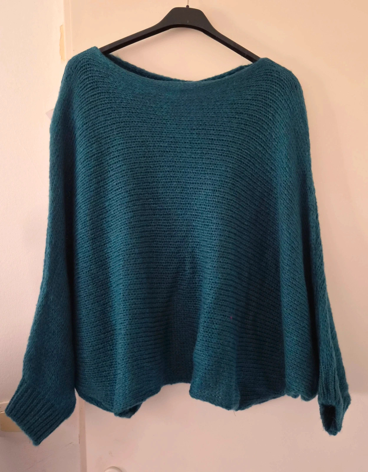 🍂Magnifique pull croisé/drapé oversize doux - TU 44 au 50 - Made in Italy🍂 – Made In Italy – taille XXL / 44 / 16 4