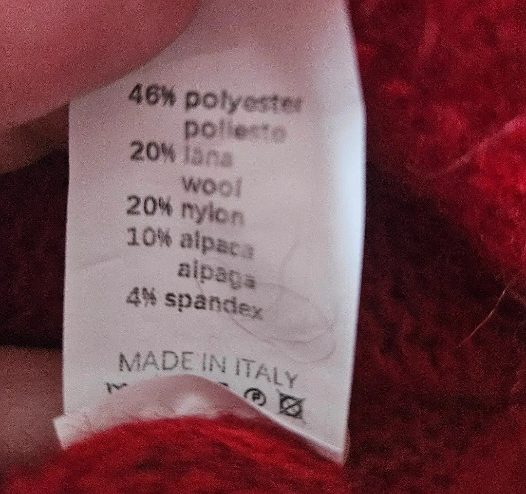Pull oversize doux avec alpaga - Taille unique 36 au 42 - Made in ltaly – Made In Italy – taille L / 40 / 12 4
