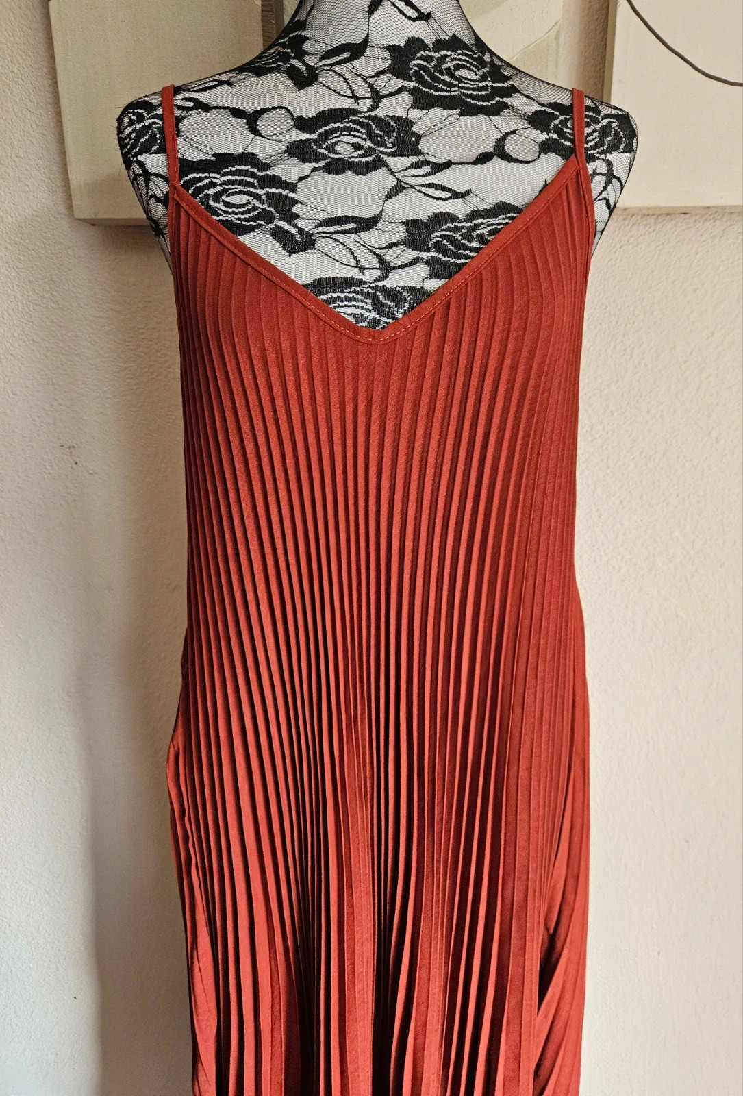 Robe longue plissée - TU 44 au 52 - Made in ltaly – New Collection – taille XXL / 44 / 16 4