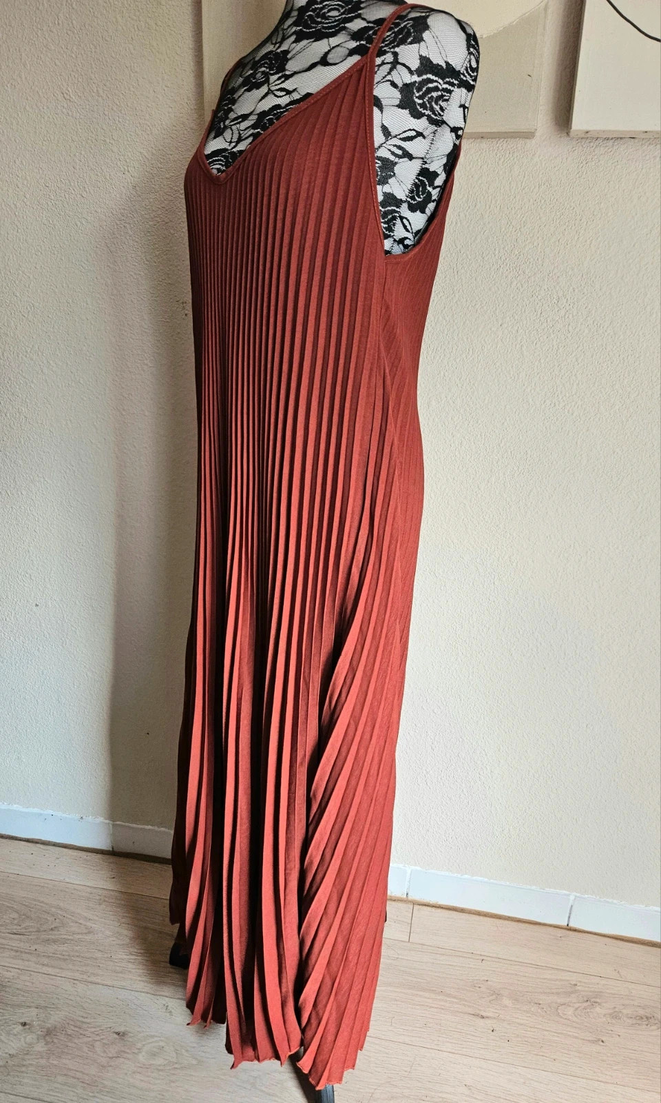 Robe longue plissée - TU 44 au 52 - Made in ltaly – New Collection – taille XXL / 44 / 16 5