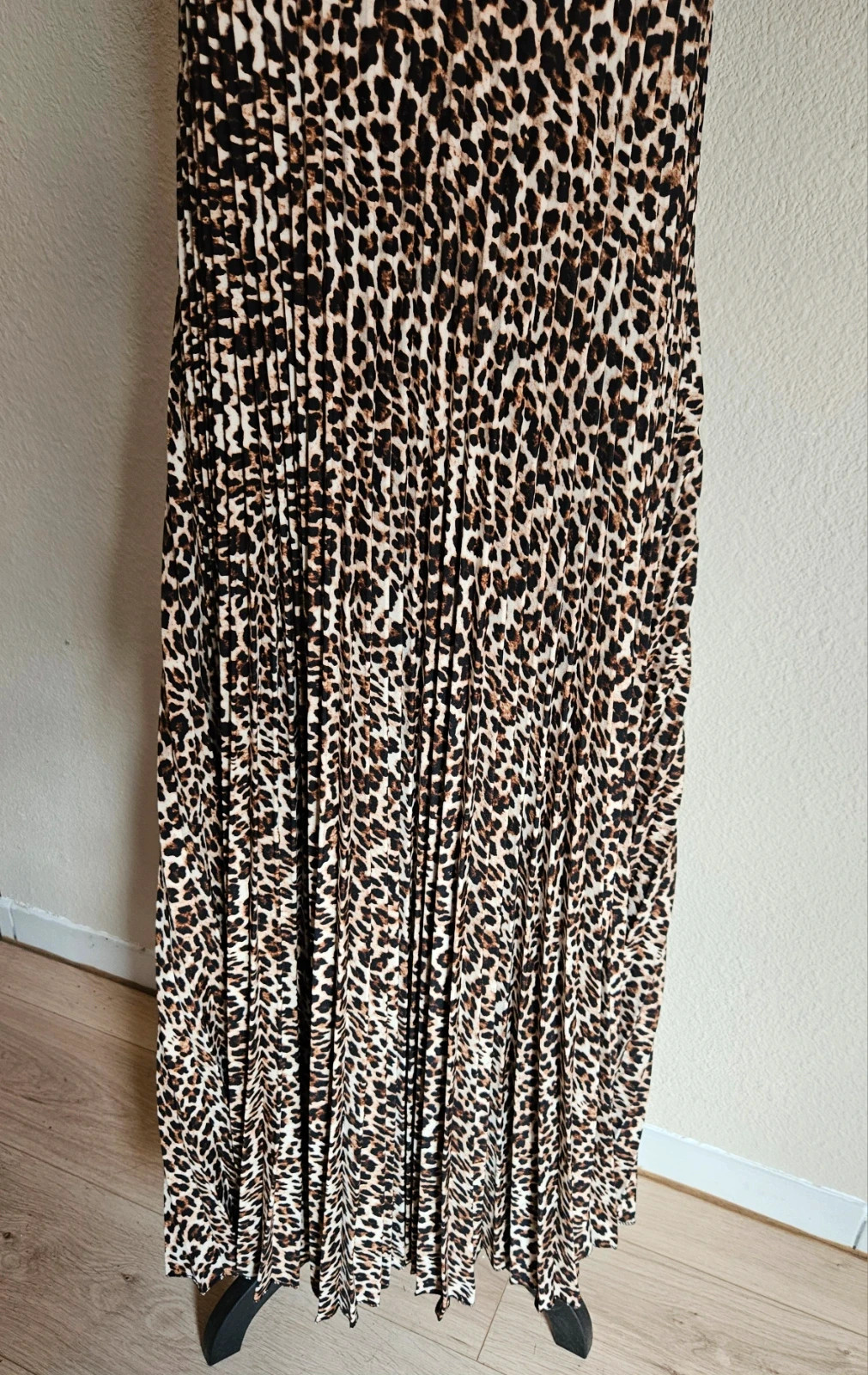 Robe longue plissée léopards - TU 44 au 50 - Made in ltaly – New Collection – taille XXL / 44 / 16 4