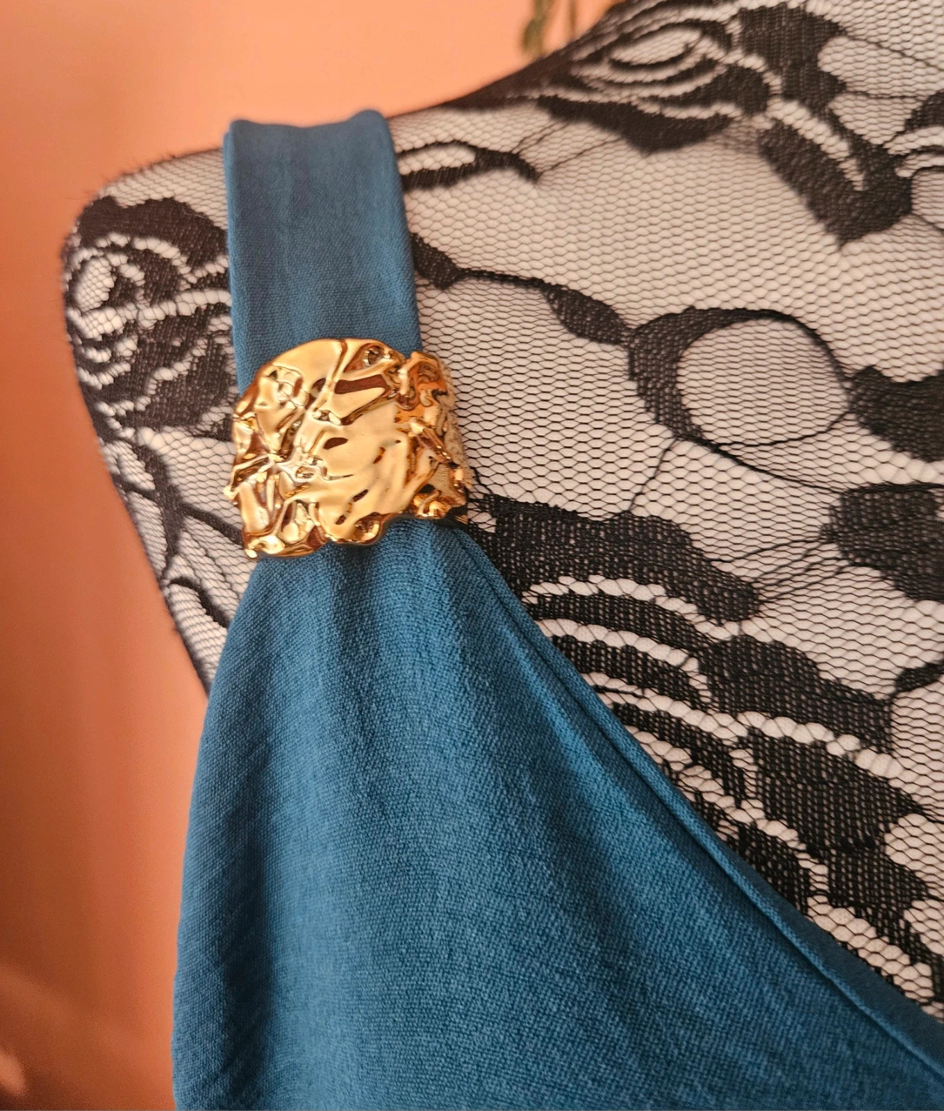 Robe Midi bijoux - Taille unique 42 au 50 – M-Made in Italy – taille XXXL / 46 / 18 4