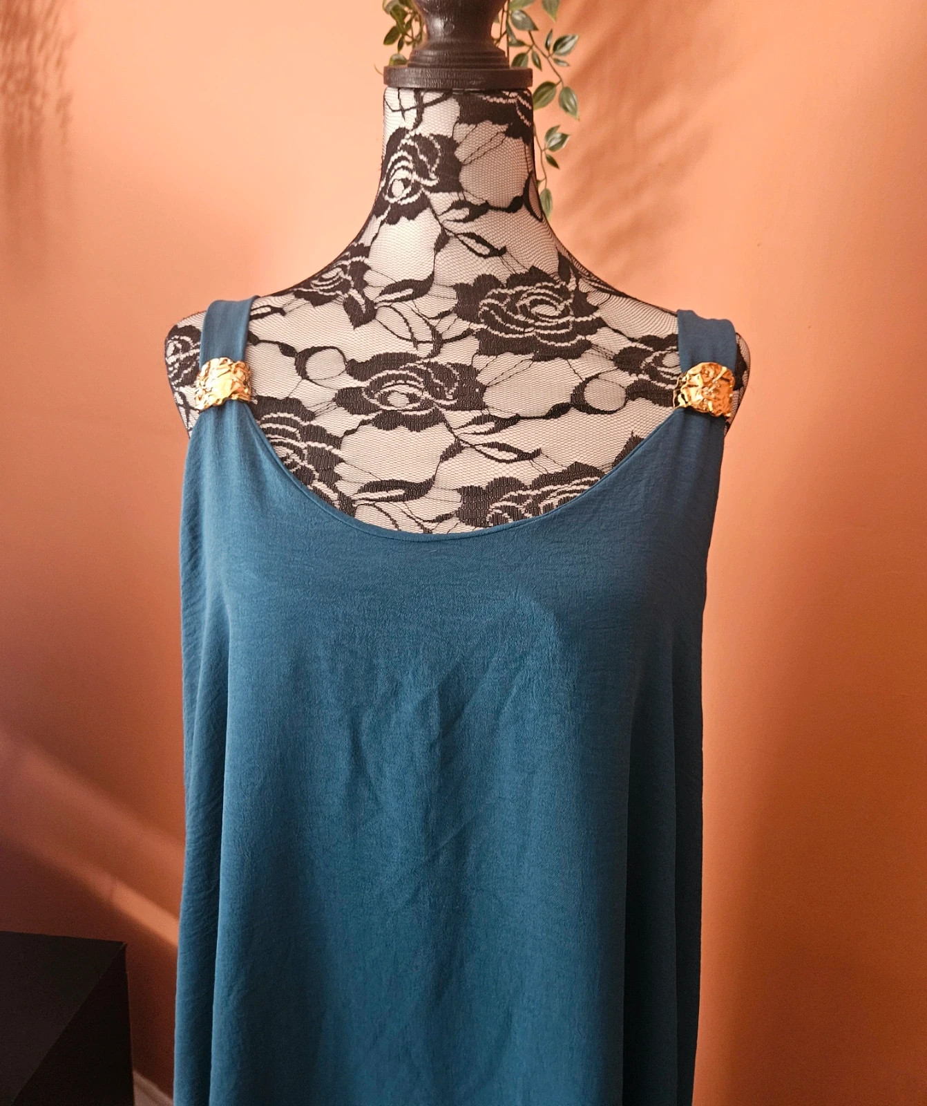 Robe Midi bijoux - Taille unique 42 au 50 – M-Made in Italy – taille XXXL / 46 / 18 3