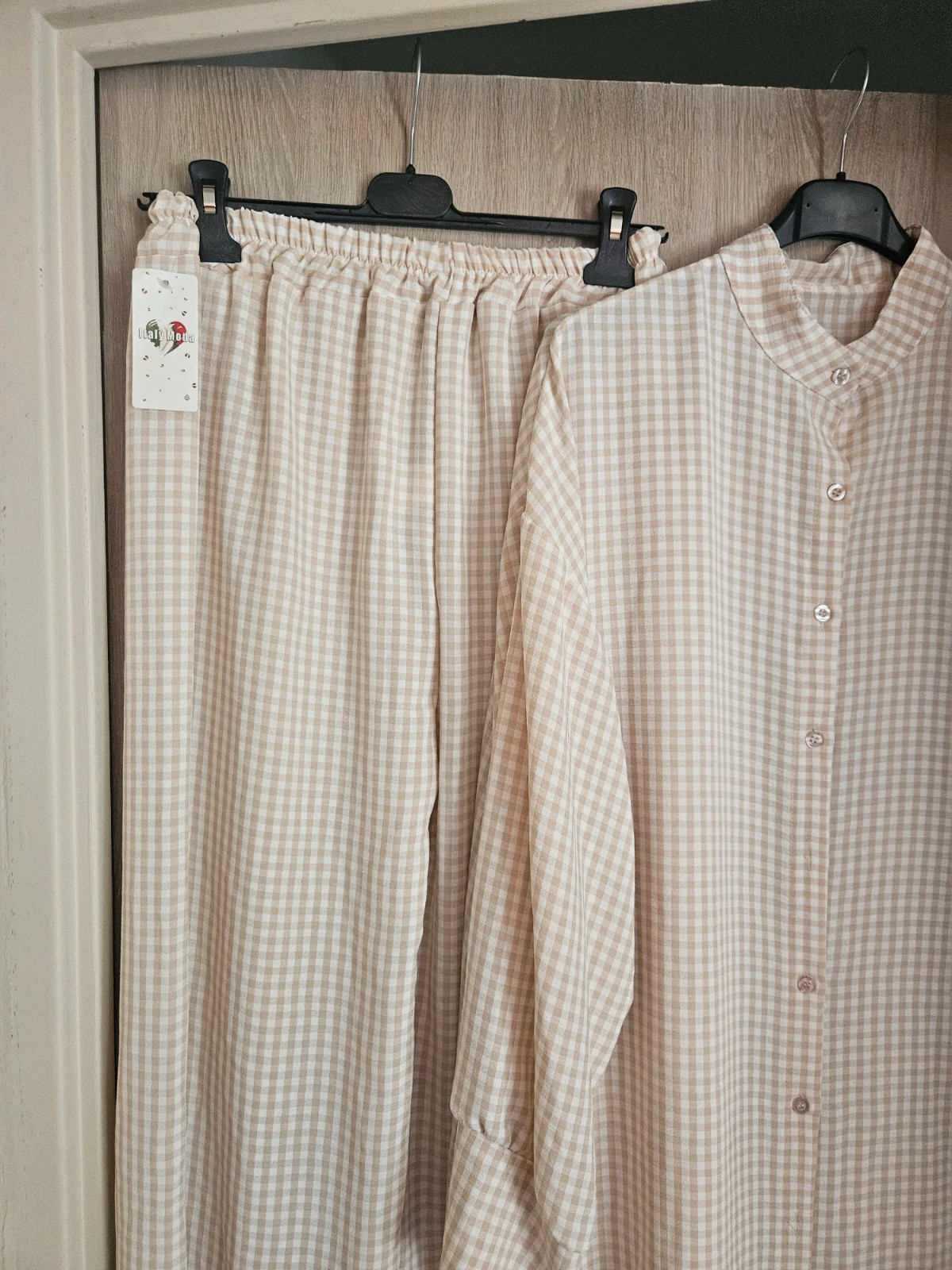 Ensemble 2 pièces vichy - taille unique 36 au 44 - Made in italy – Made In Italy – taille Taille unique 2