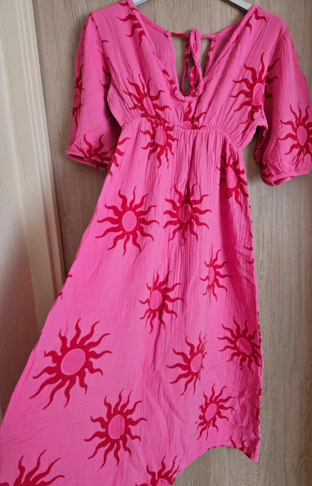 Jolie robe longue fluide, 100% coton - TU 36 au 42 - Made in Italy – made in ltaly – taille Taille unique 2