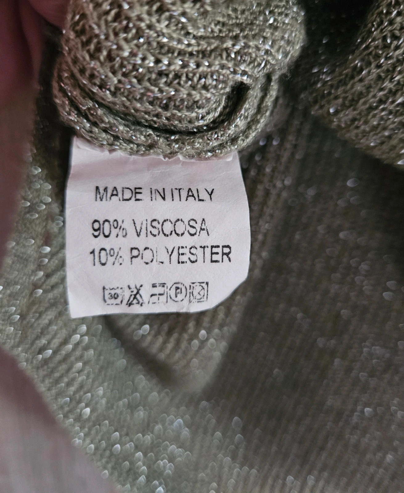 Débardeur lurex - taille unique 36 au 42 - Made in Italy – taille L / 40 / 12 5