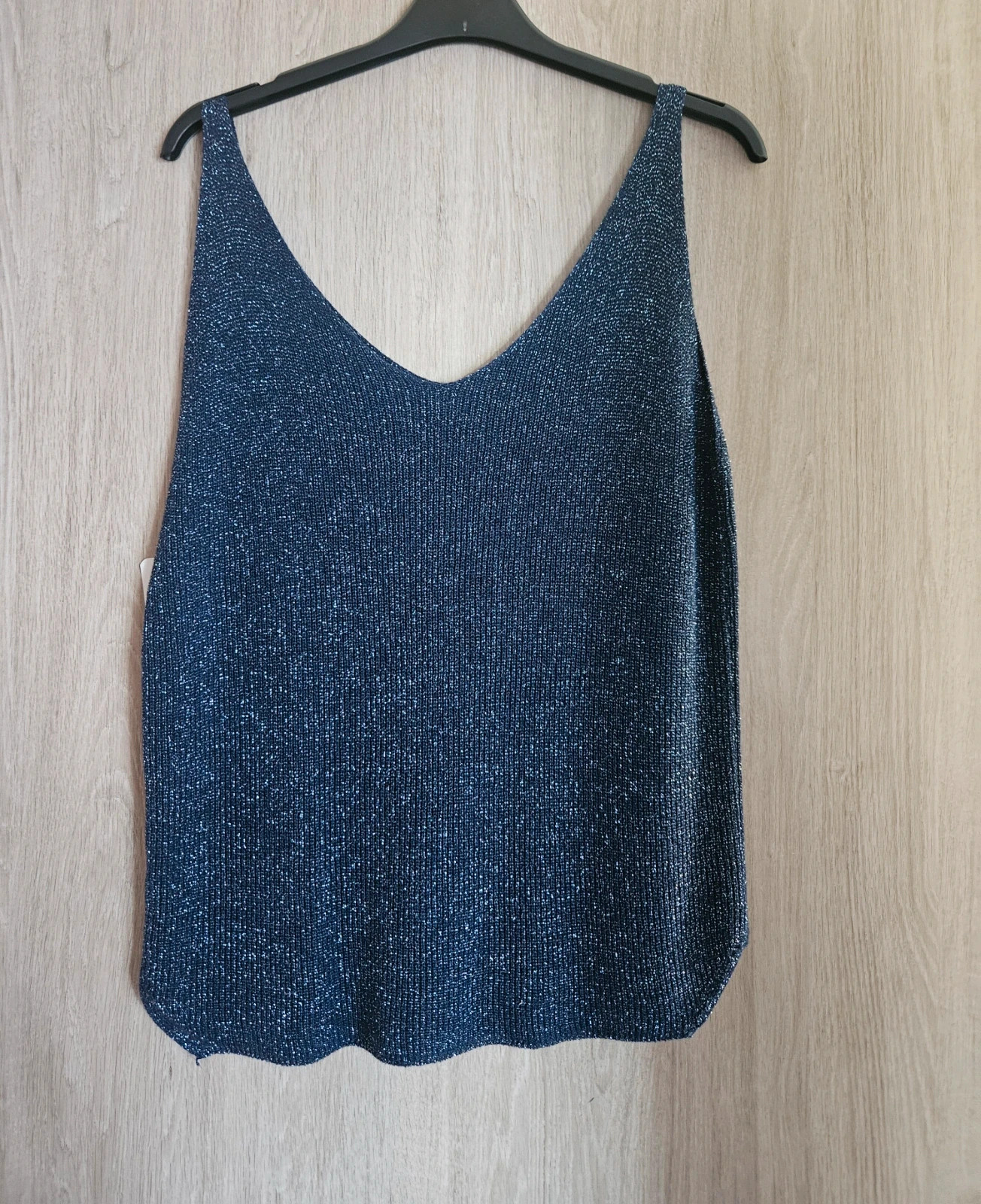 Débardeur lurex bleu marine- taille unique 36 au 42 - Made in Italy – Made In Italy – taille XL / 42 / 14 2
