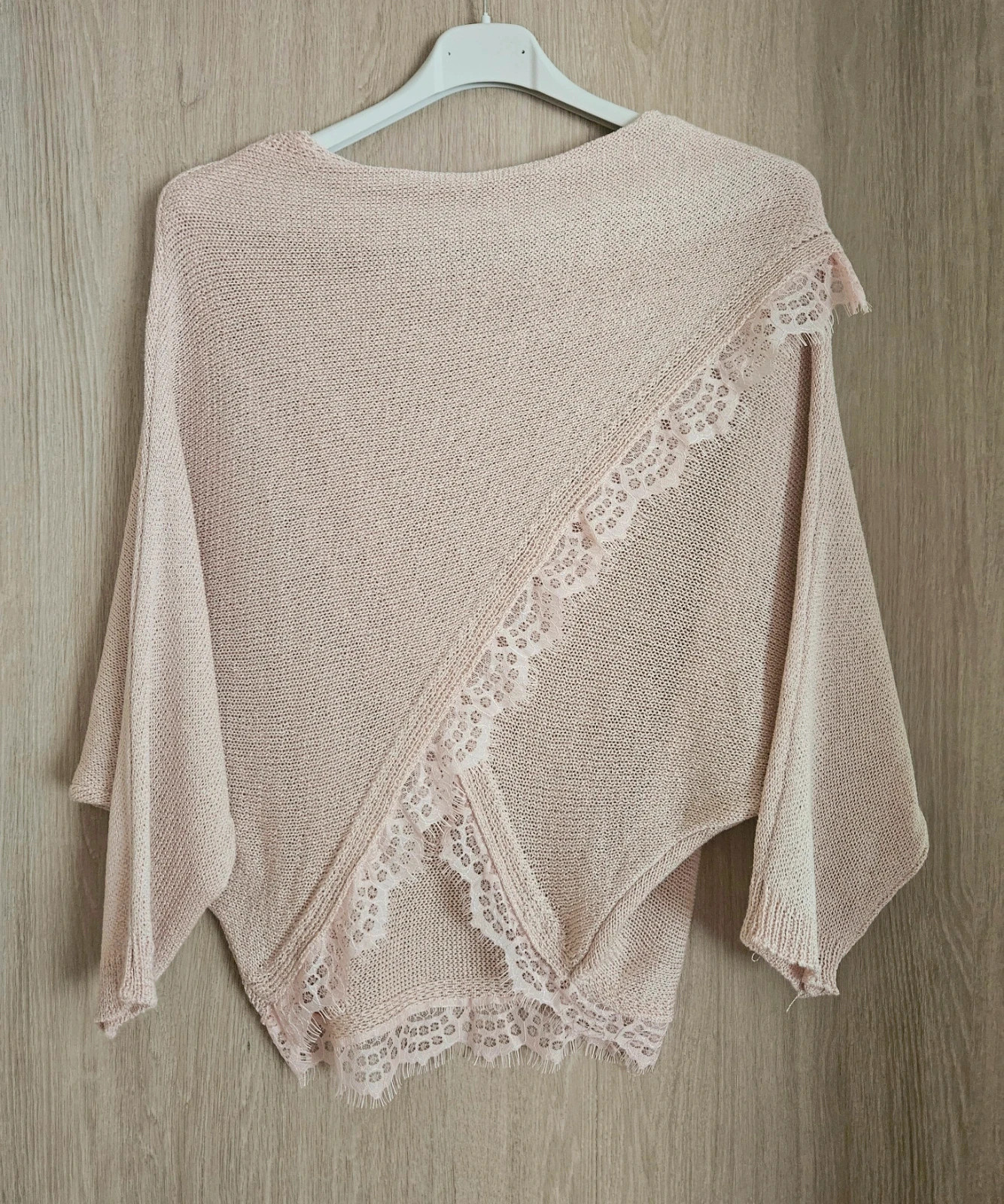 🩷Magnifique top croisé, pull croisé dentelle, oversize , TU 36 au 44 - Made in Italy🩷 – Boutique Parisienne – taille XL / 42 / 14 2