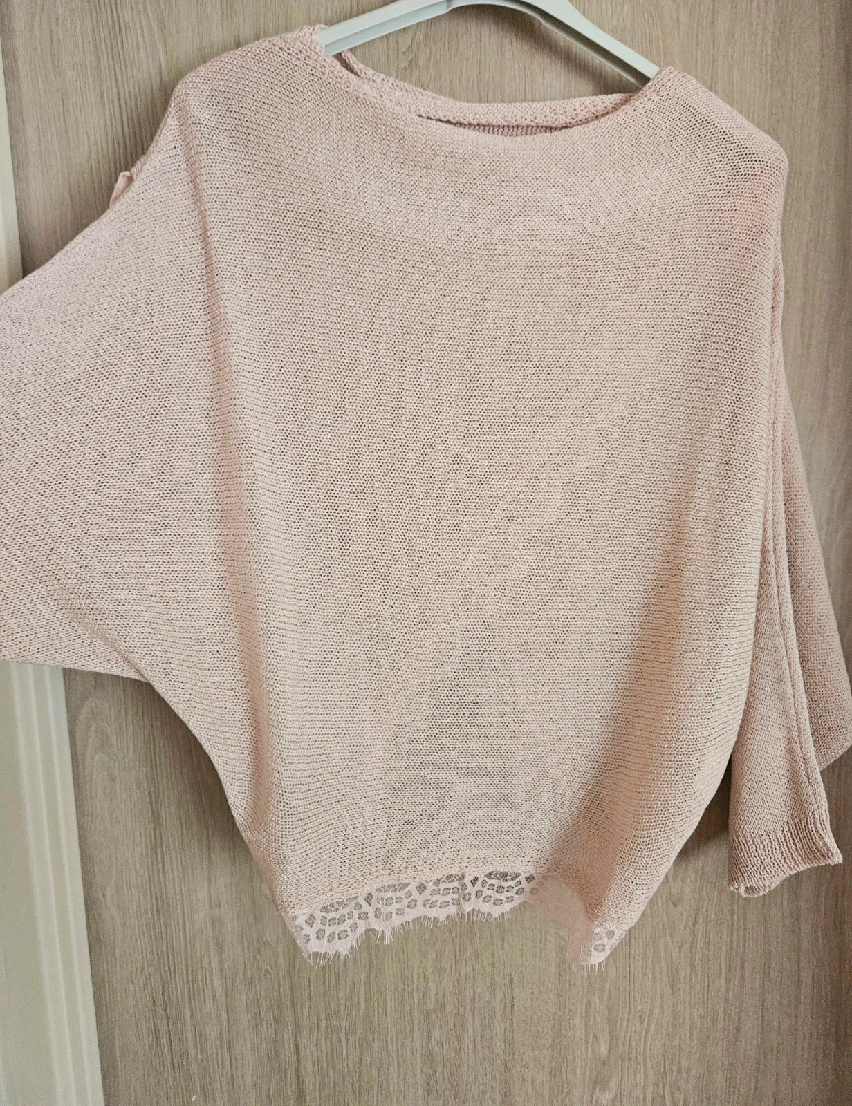 🩷Magnifique top croisé, pull croisé dentelle, oversize , TU 36 au 44 - Made in Italy🩷 – Boutique Parisienne – taille XL / 42 / 14 4