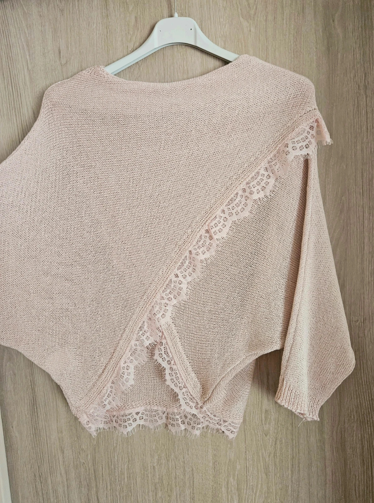 🩷Magnifique top croisé, pull croisé dentelle, oversize , TU 36 au 44 - Made in Italy🩷 – Boutique Parisienne – taille XL / 42 / 14 3