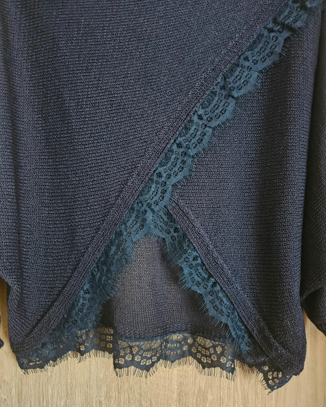 💙Magnifique top croisé, pull croisé dentelle, oversize , TU 36 au 44 - Made in Italy💙 – Boutique Parisienne – taille XL / 42 / 14 2