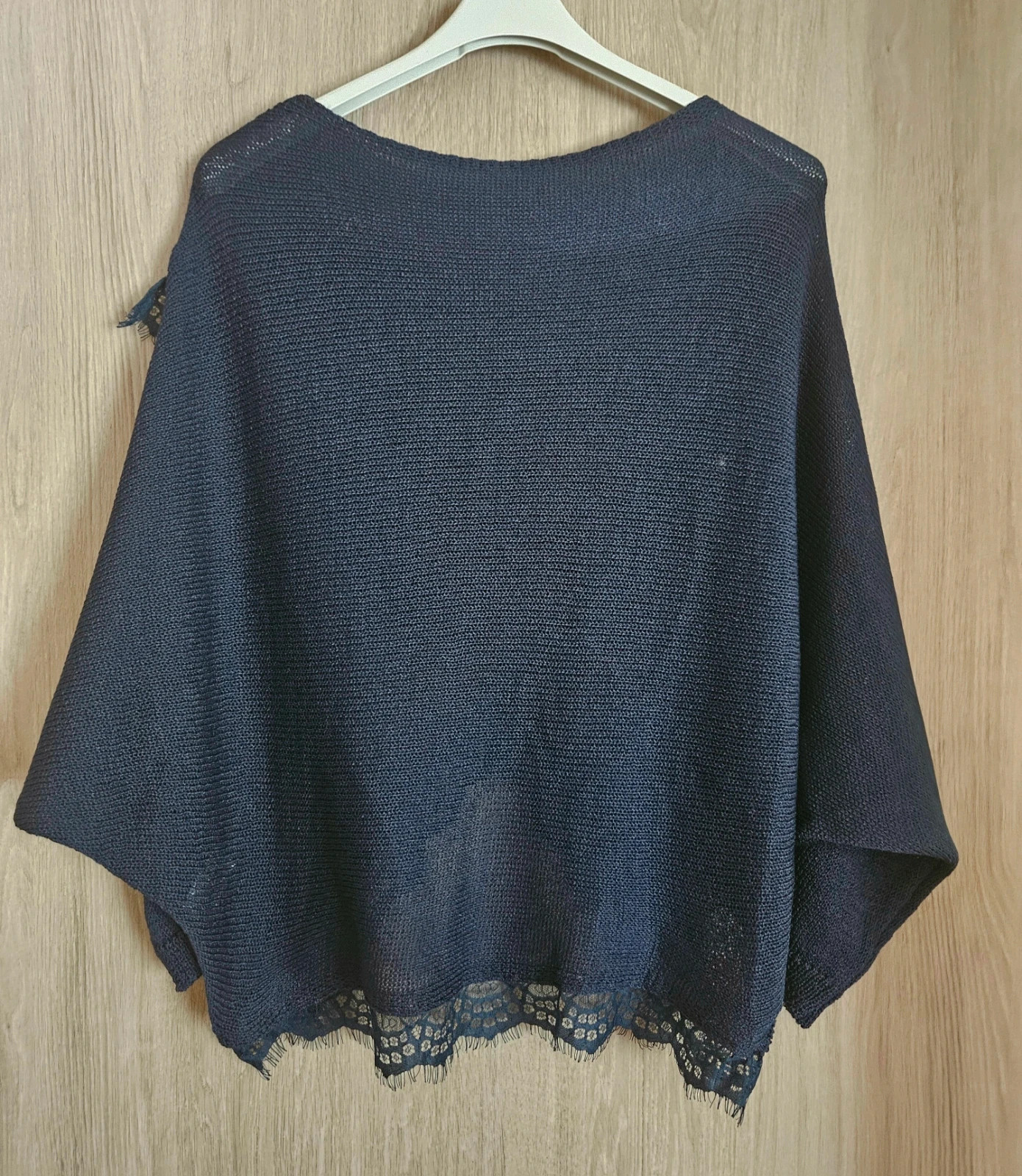 💙Magnifique top croisé, pull croisé dentelle, oversize , TU 36 au 44 - Made in Italy💙 – Boutique Parisienne – taille XL / 42 / 14 4