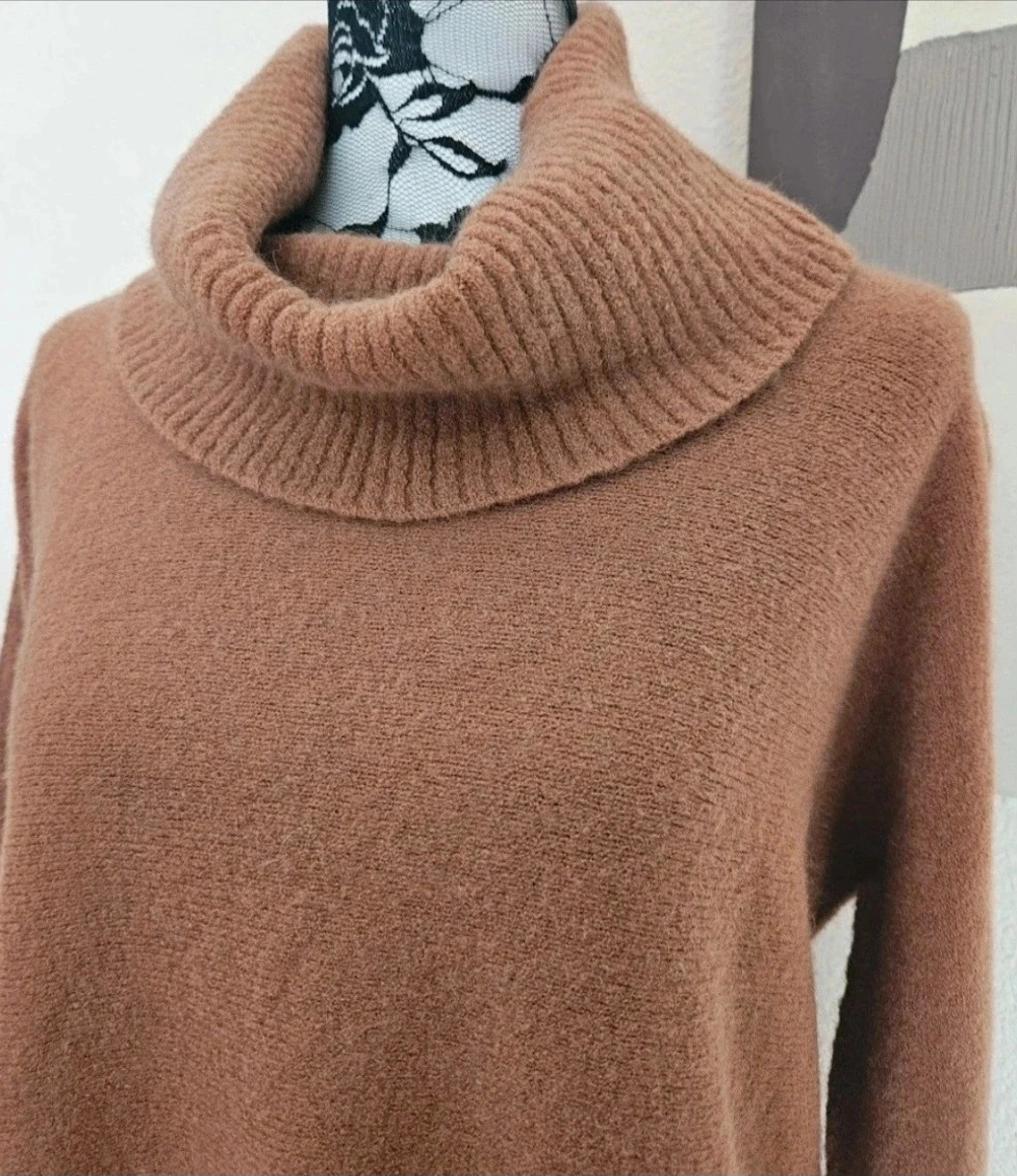🍂Maqnifique pull doux col tombant avec alpaga - TU 36 au 42 - Made in Italy 🍂 – Made In Italy – taille XL / 42 / 14 3
