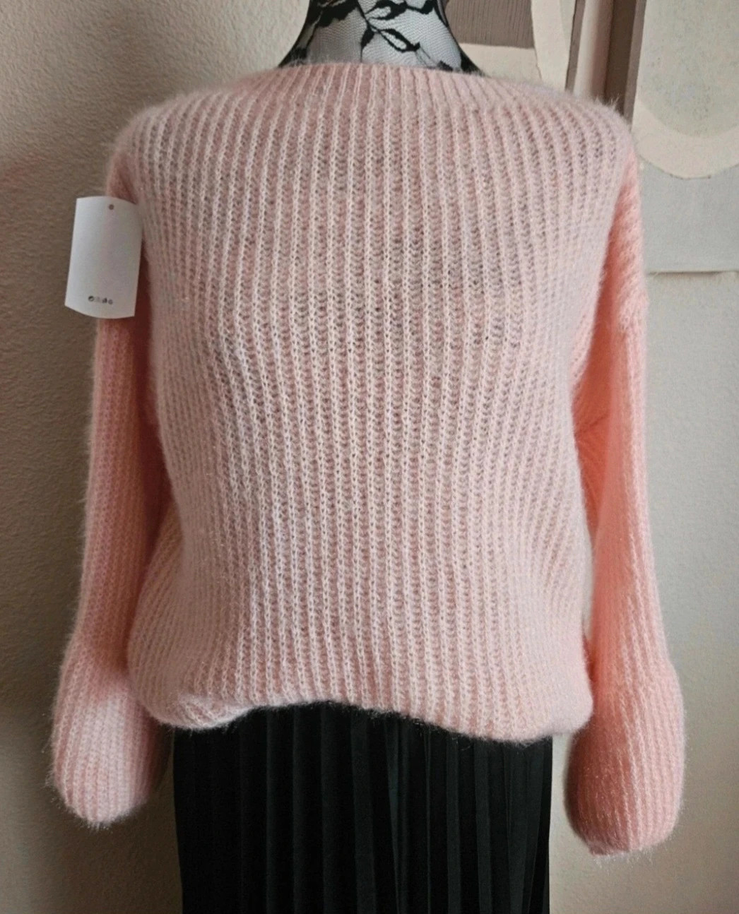 Sublime pull fluffy, manches lanternes 20% Mohair - TU 36 au 42 - Made in Italy – Boutique Parisienne – taille XL / 42 / 14 3
