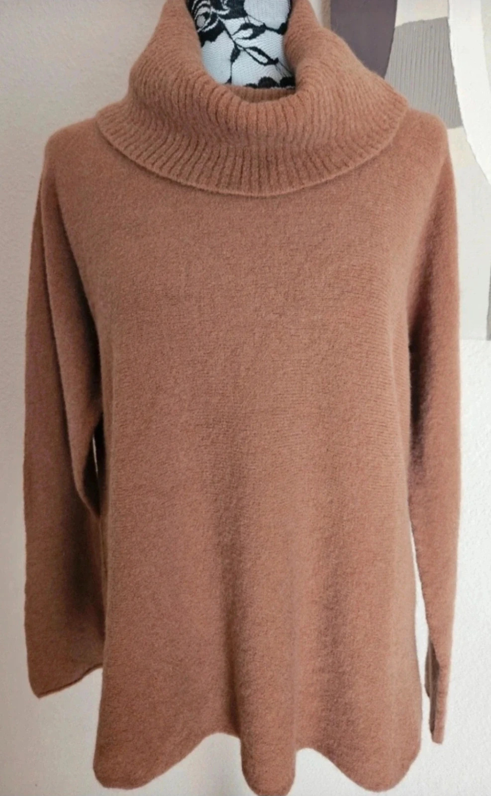 🍂Maqnifique pull doux col tombant avec alpaga - TU 36 au 42 - Made in Italy 🍂 – Made In Italy – taille XL / 42 / 14 2