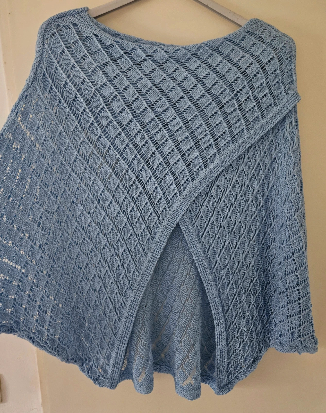 🩵Magnifique top croisé, mailles fines, oversize , TU 36 au 44 - Made in Italy🩵 – Boutique Parisienne – taille XL / 42 / 14 3