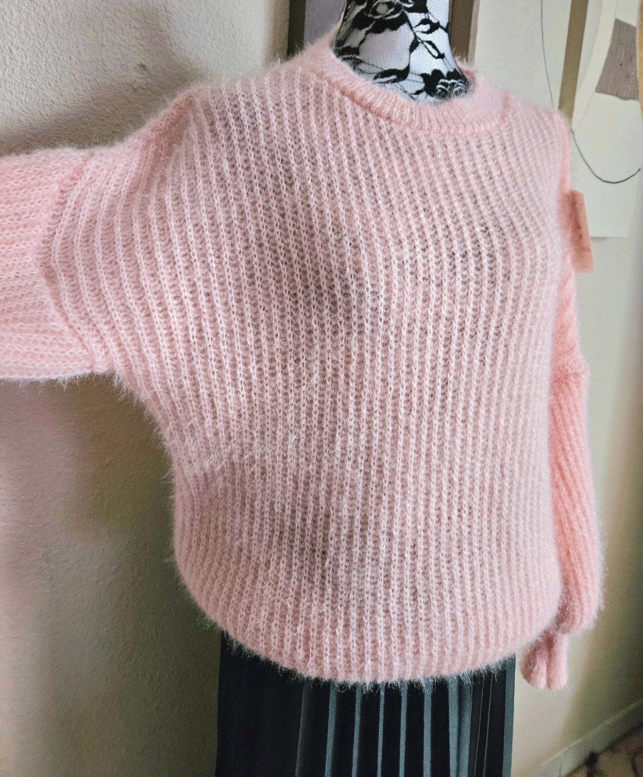 Sublime pull manches bouffantes 20% Mohair - TU 36 au 42 - Made in Italy – Boutique Parisienne – taille XL / 42 / 14 2