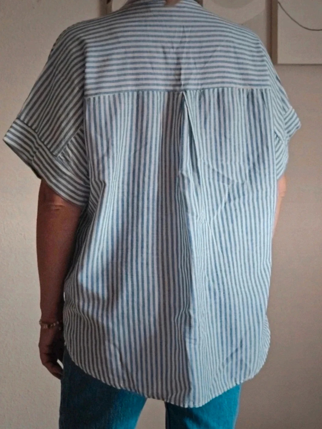 💙Très jolie chemise rayée en coton, oversize TU 36 au 40💙 – Boutique Parisienne – taille L / 40 / 12 4