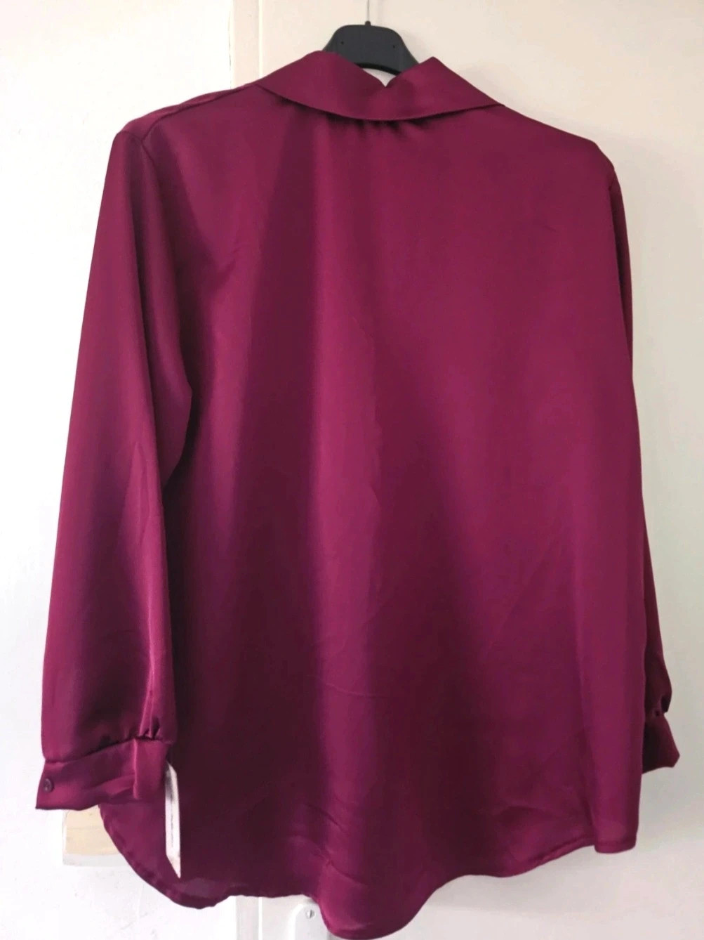 🌺Magnifique Chemise satinée oversize (viscose) - TU 42 au 46- Made in Italy🌺 – Boutique Parisienne – taille XXL / 44 / 16 2