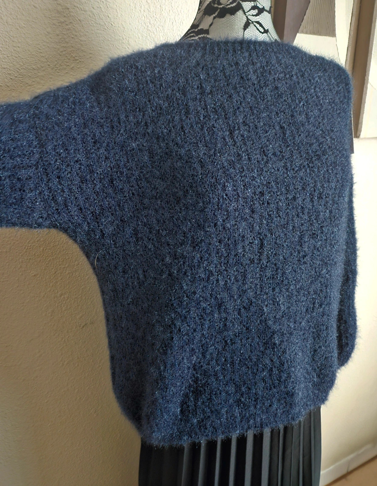 Sublime pull fluffy, manches lanternes 20% Mohair - TU 36 au 42 - Made in Italy – Boutique Parisienne – taille XL / 42 / 14 4