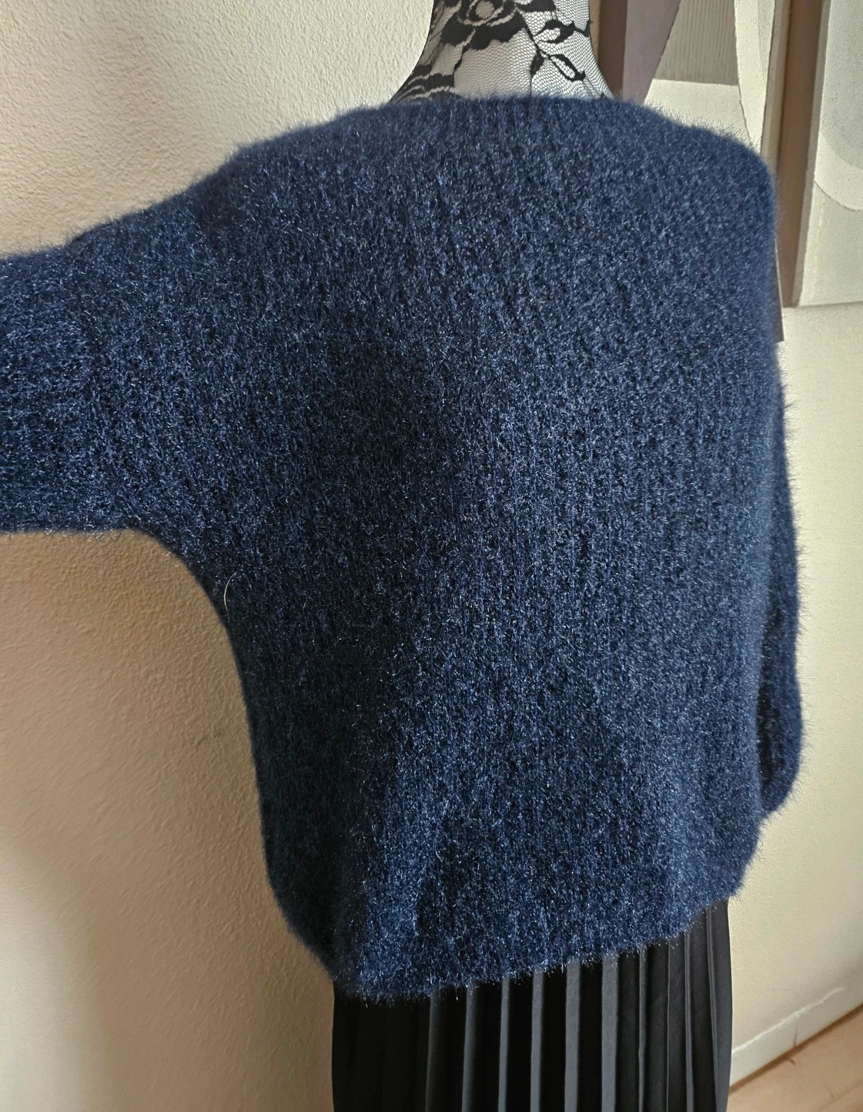Sublime pull fluffy, manches lanternes 20% Mohair - TU 36 au 42 - Made in Italy – Boutique Parisienne – taille XL / 42 / 14 5