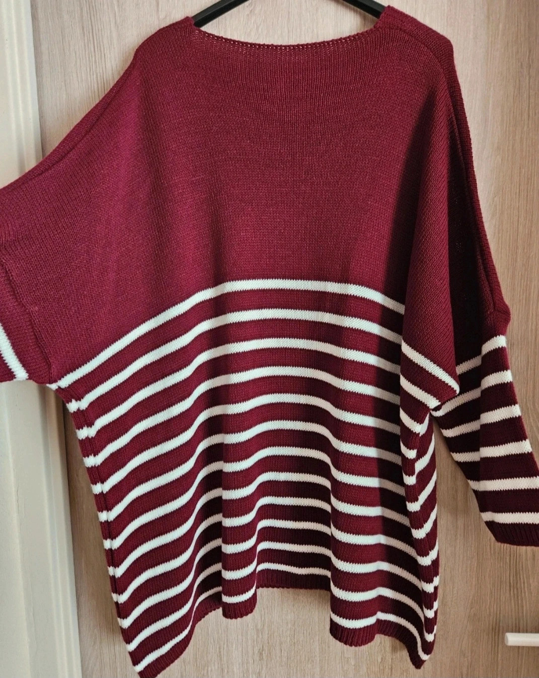 Magnifique pull oversize Marinière- TU 46 au 56/58- Made in Italy – Boutique Parisienne – taille 4XL / 48 / 20 5