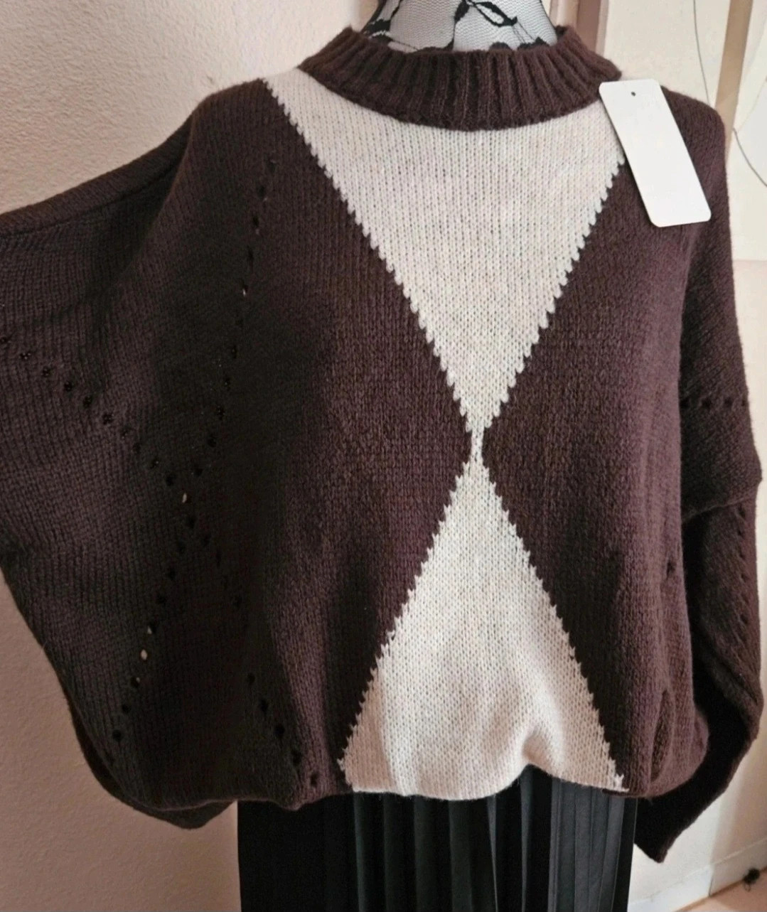 🌸 Magnifique pull doux oversize - TU 42 au 46/48 - Made in ltaly 🌸 – Boutique Parisienne – taille XXXL / 46 / 18 2