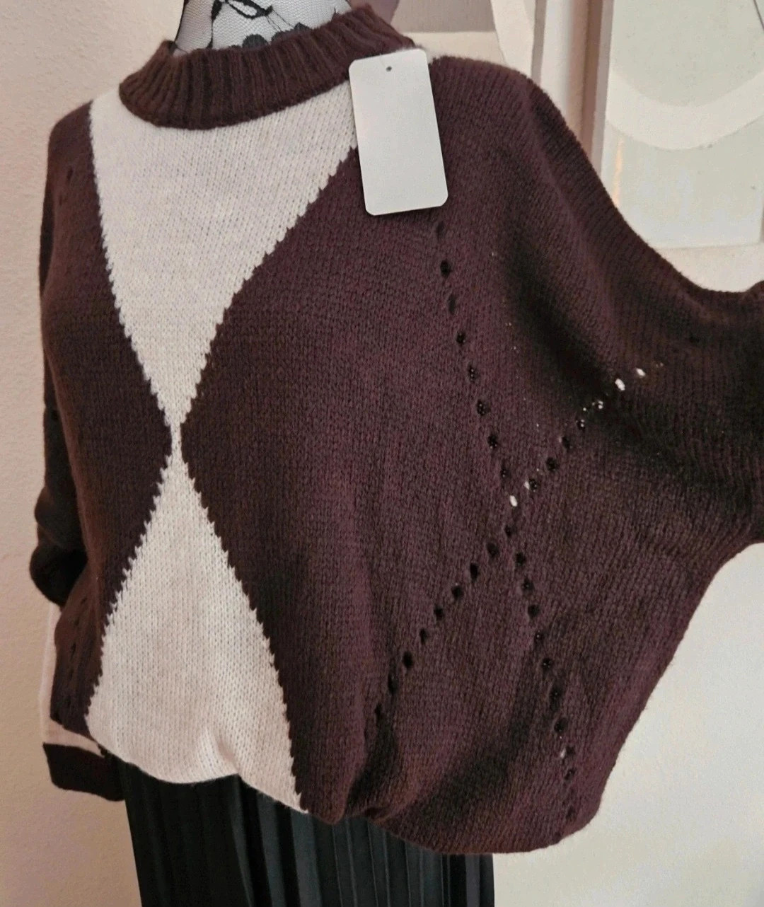 🌸 Magnifique pull doux oversize - TU 42 au 46/48 - Made in ltaly 🌸 – Boutique Parisienne – taille XXXL / 46 / 18 4