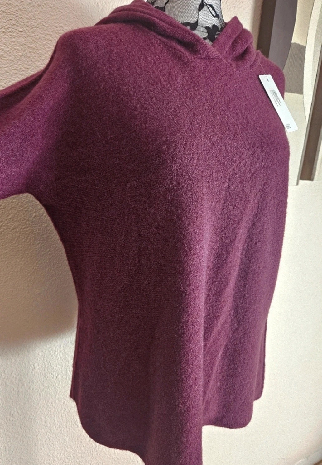 🍂Maqnifique pull à capuche avec alpaga - TU 36 au 42 - Made in Italy 🍂 – Boutique Parisienne – taille XL / 42 / 14 5